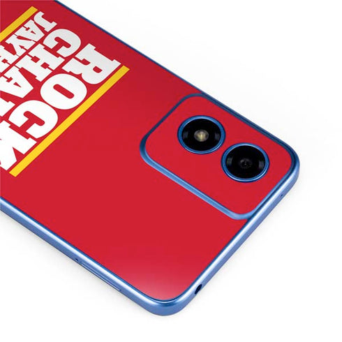 University of Kansas Rock Chalk Jayhawk Moto G Play 4G (2024) Skin