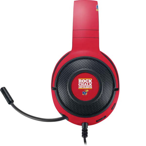 University of Kansas Rock Chalk Jayhawk Razer Kraken X Skin