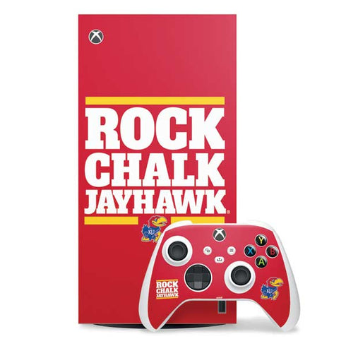 University of Kansas Rock Chalk Jayhawk Xbox Series X Skins