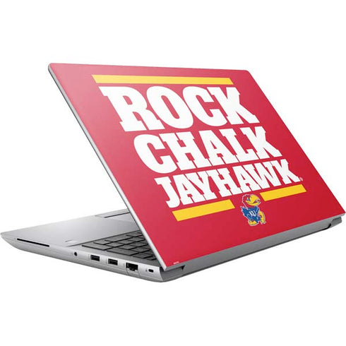 University of Kansas Rock Chalk Jayhawk HP ZBook Fury 16 G10 Skin
