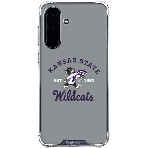 Kansas State University Wildcats Est 1863 Galaxy A36 5G Clear Case