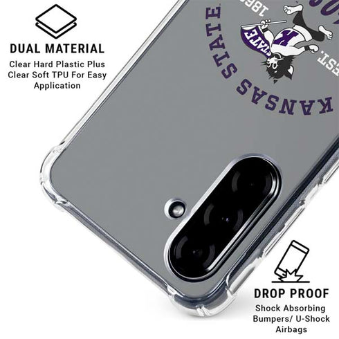 Kansas State University Wildcats Est 1863 Galaxy A36 5G Clear Case