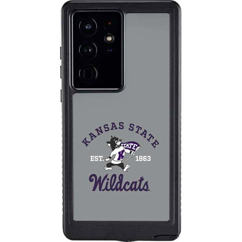 Kansas State University Wildcats Est 1863 Galaxy S24 Ultra Waterproof Case