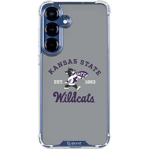 Kansas State University Wildcats Est 1863 Galaxy S25 Clear Case