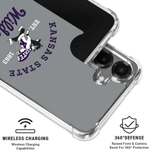 Kansas State University Wildcats Est 1863 Galaxy S26 Plus Clear Case