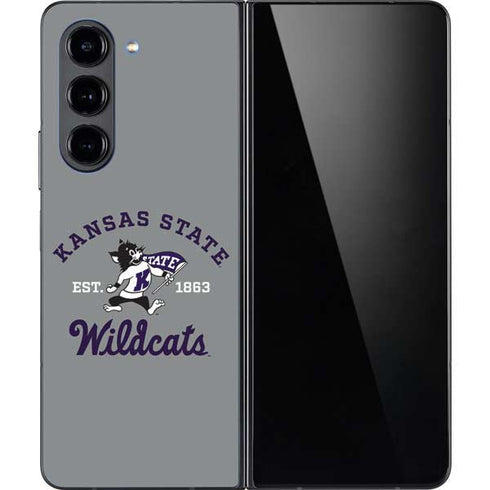Kansas State University Wildcats Est 1863 Galaxy Z Fold5 5G Skin
