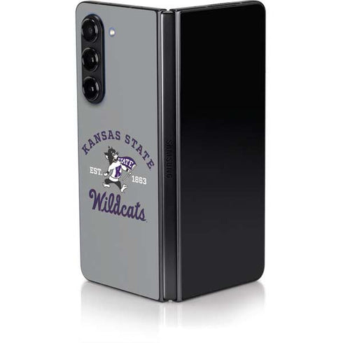 Kansas State University Wildcats Est 1863 Galaxy Z Fold5 5G Skin