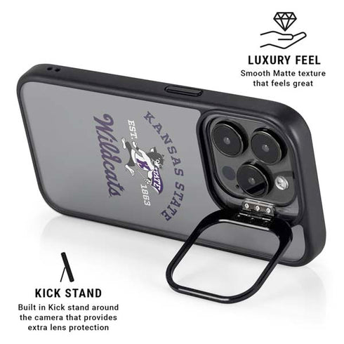 Kansas State University Wildcats Est 1863 iPhone 13 Pro Kickstand Case