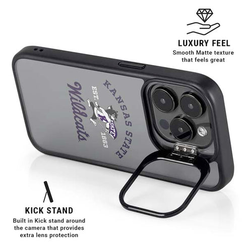 Kansas State University Wildcats Est 1863 iPhone 14 Pro Max Kickstand Case
