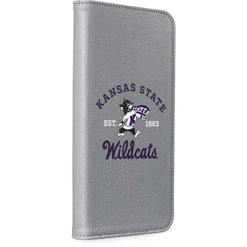 Kansas State University Wildcats Est 1863 iPhone 15 Plus Folio Case