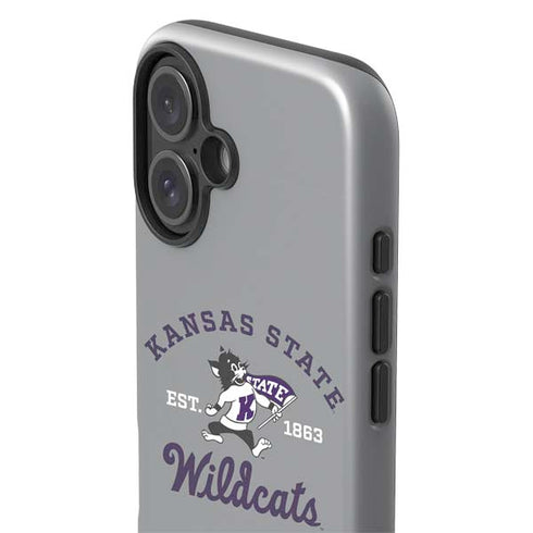 Kansas State University Wildcats Est 1863 iPhone 16 Impact Case