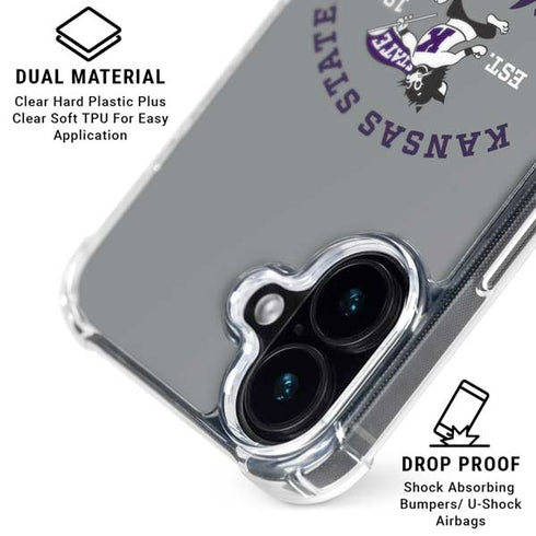 Kansas State University Wildcats Est 1863 iPhone 16 MagSafe Case