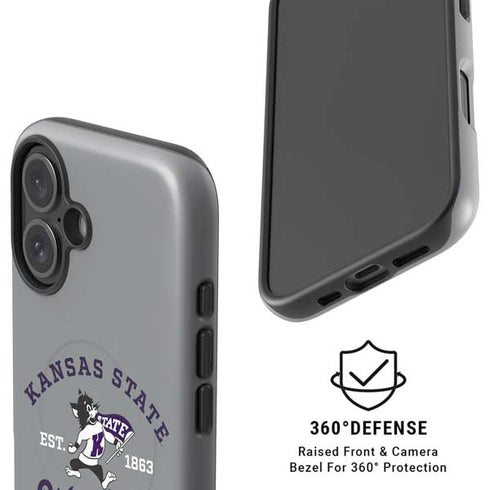 Kansas State University Wildcats Est 1863 iPhone 16 Magsafe Impact Case