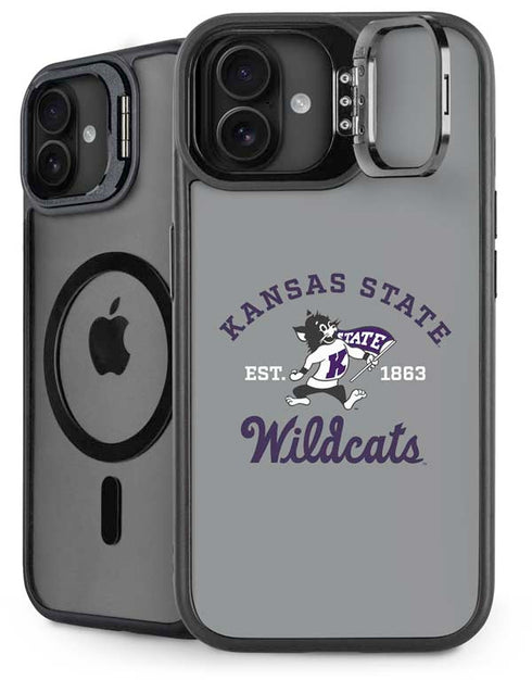 Kansas State University Wildcats Est 1863 iPhone 16 Plus Kickstand Case