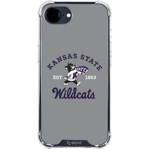 Kansas State University Wildcats Est 1863 iPhone 16e Clear Case