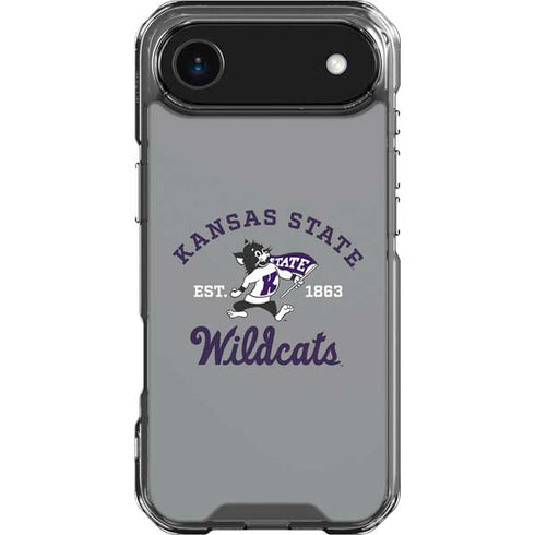 Kansas State University Wildcats Est 1863 iPhone 17 Air Clear Case