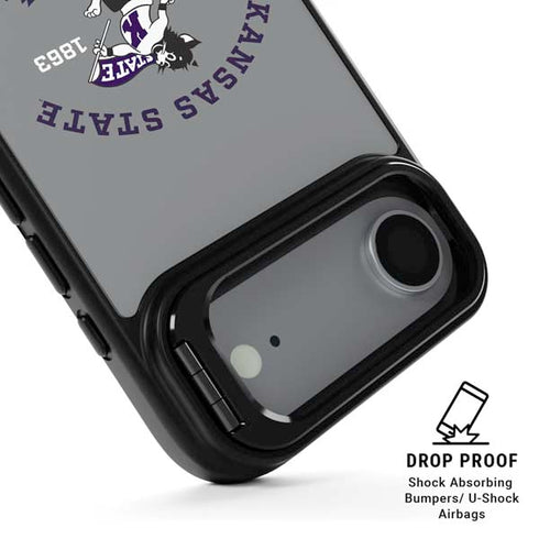Kansas State University Wildcats Est 1863 iPhone 17 Air Kickstand Case