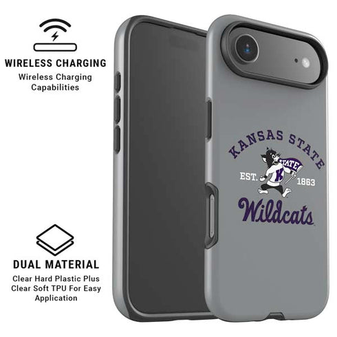 Kansas State University Wildcats Est 1863 iPhone 17 Air Magsafe Impact Case