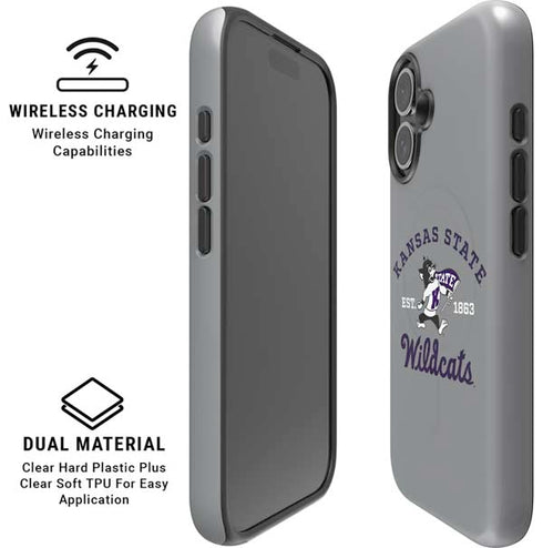 Kansas State University Wildcats Est 1863 iPhone 17 Magsafe Impact Case