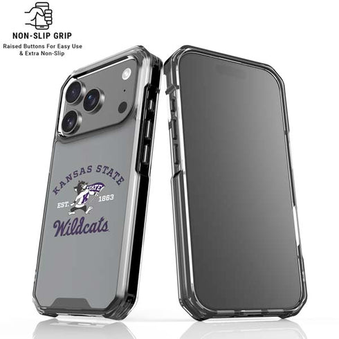 Kansas State University Wildcats Est 1863 iPhone 18 Pro Clear Case