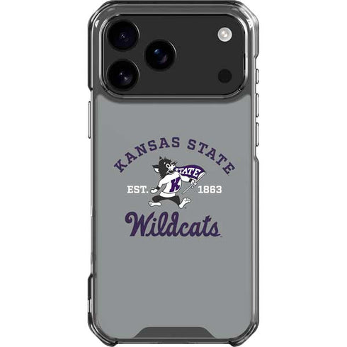 Kansas State University Wildcats Est 1863 iPhone 18 Pro Max Clear Case