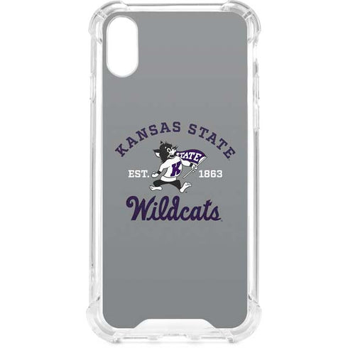 Kansas State University Wildcats Est 1863 iPhone XS Clear Case