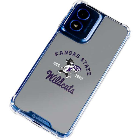 Kansas State University Wildcats Est 1863 Moto G 5G (2024) Clear Case