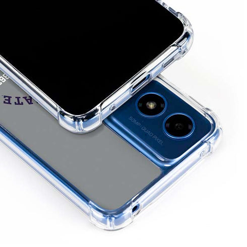 Kansas State University Wildcats Est 1863 Moto G 5G (2024) Clear Case