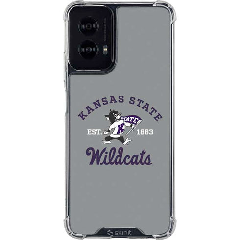 Kansas State University Wildcats Est 1863 Moto G Power 5G (2024) Clear Case