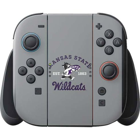 Kansas State University Wildcats Est 1863 Nintendo Switch 2 (2025) with Joy-Con Skin