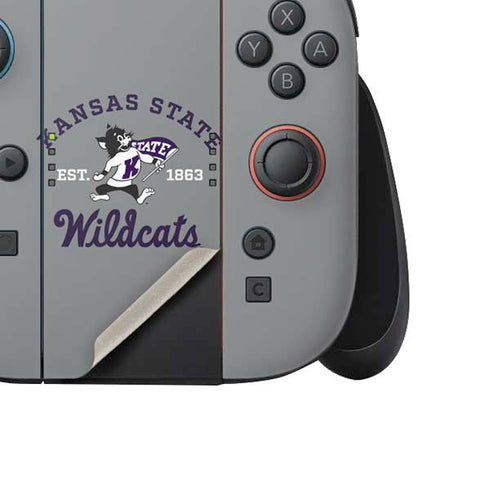 Kansas State University Wildcats Est 1863 Nintendo Switch 2 (2025) Joy-Con Controller Skin