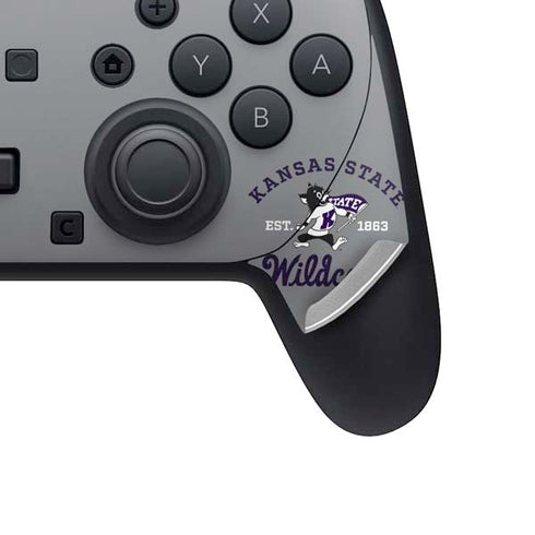 Kansas State University Wildcats Est 1863 Nintendo Switch 2 (2025) Pro Controller Skin
