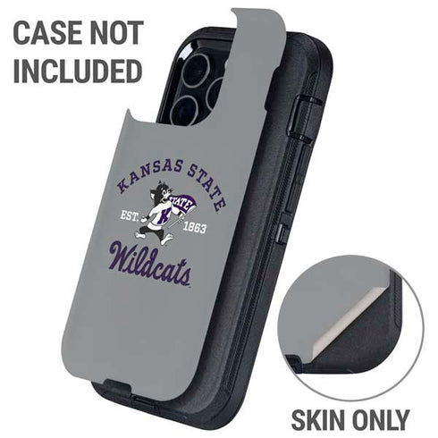 Kansas State University Wildcats Est 1863 Otterbox Defender iPhone Skin