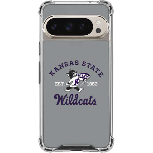 Kansas State University Wildcats Est 1863 Pixel 9/9 Pro Clear Case