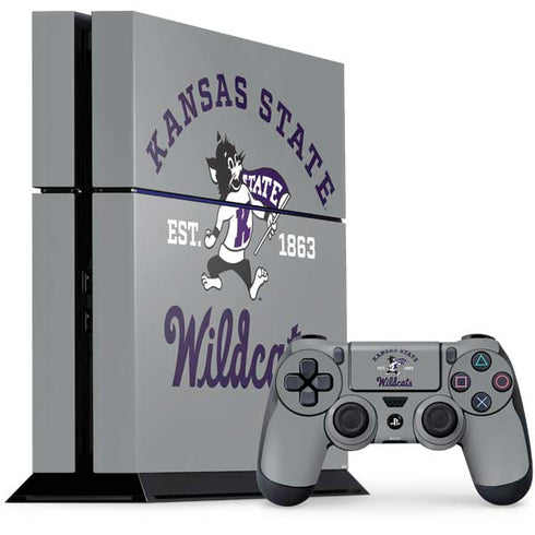 Kansas State University Wildcats Est 1863 PlayStation PS4 Skins