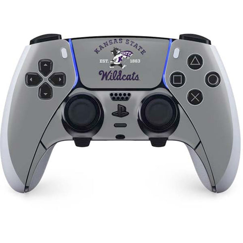 Kansas State University Wildcats Est 1863 PS5 DualSense Edge Pro Controller Skin