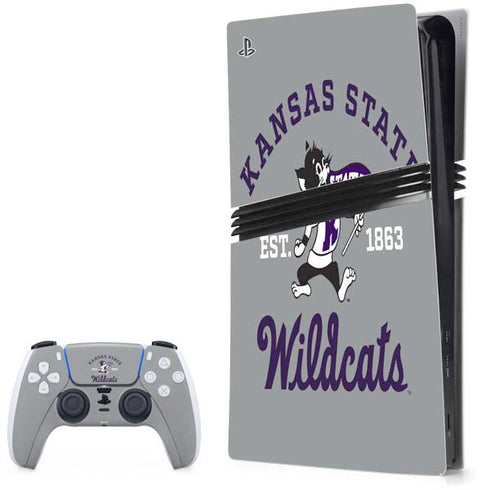 Kansas State University Wildcats Est 1863 PS5 Pro Bundle Skin
