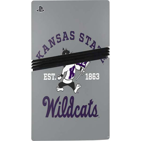Kansas State University Wildcats Est 1863 PS5 Pro Disk Bundle Skin