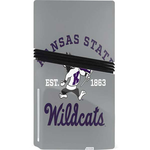 Kansas State University Wildcats Est 1863 PS5 Pro Disk Bundle Skin