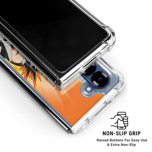 My Hero Academia Katsuki Bakugo Season 4 Galaxy Z Fold7 Clear Case