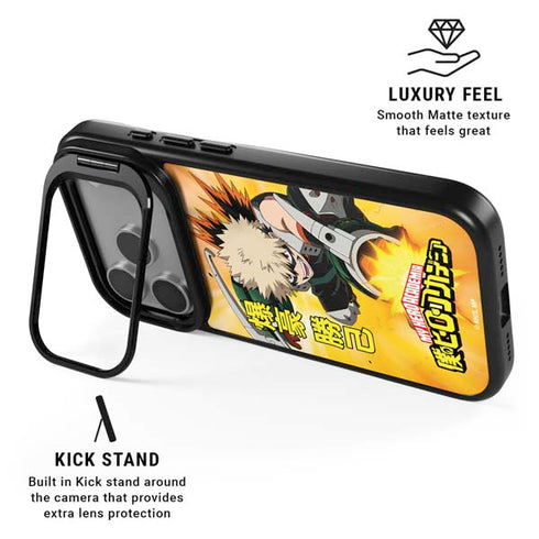 My Hero Academia Katsuki Bakugo Season 4 iPhone 17 Pro Max Kickstand Case