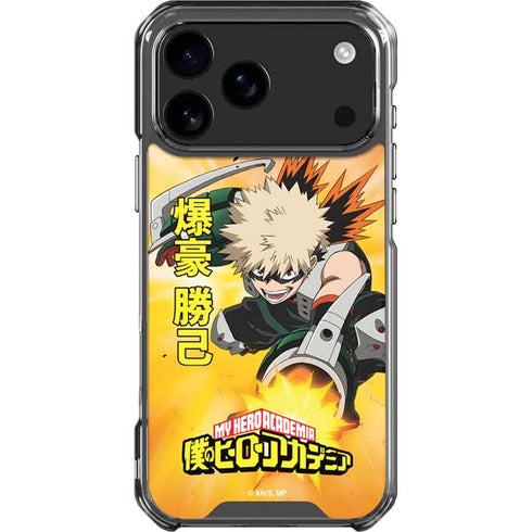 My Hero Academia Katsuki Bakugo Season 4 iPhone 18 Pro Max Clear Case