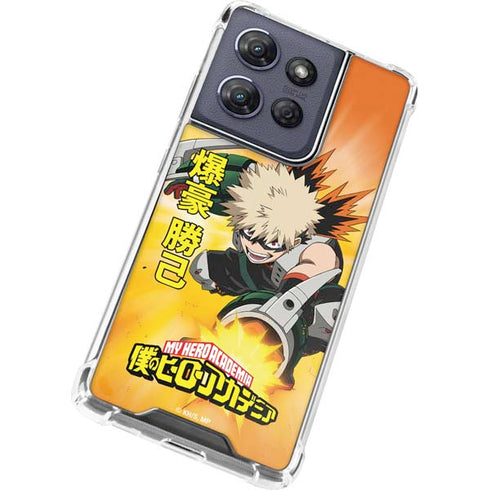 My Hero Academia Katsuki Bakugo Season 4 Moto G 5G (2025) Clear Case