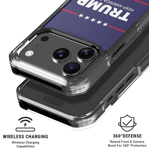 Keep America Great iPhone 18 Pro Clear Case