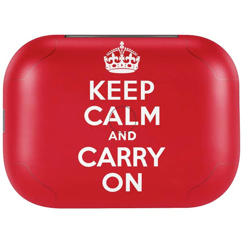 Keep Calm and Carry On Amazon Echo Buds Skin