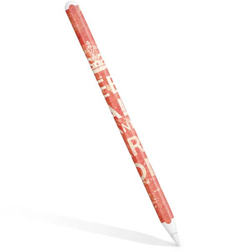 Keep Calm and Carry On Distressed Apple Pencil (2nd Gen 2019) Skin
