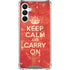 Keep Calm and Carry On Distressed Galaxy A16 5G Clear Case
