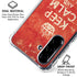 Keep Calm and Carry On Distressed Galaxy A36 5G Clear Case
