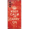 Keep Calm and Carry On Distressed Galaxy Note 10 Plus Skin
