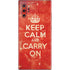 Keep Calm and Carry On Distressed Galaxy Note 10 Plus Skin